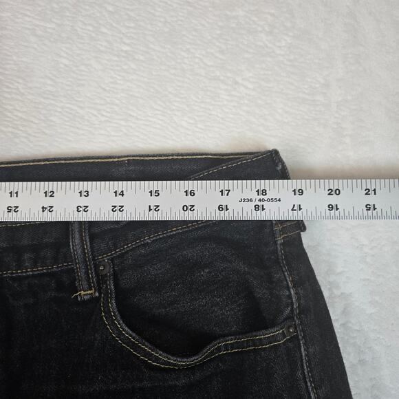 Levi's 501 Jeans Mens 40x38 Button Fly Black Denim 0711 - Picture 4 of 13